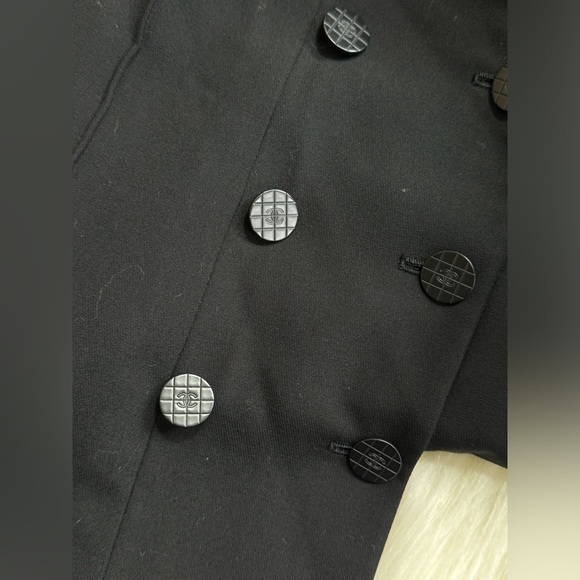 Chanel Single Breasted Jacket Black 01P 191228 Spring 2001 - Picture 6 of 8